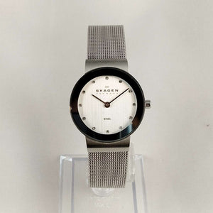 Skagen Women's Watch, Jewel Hour Markers, Mesh Strap