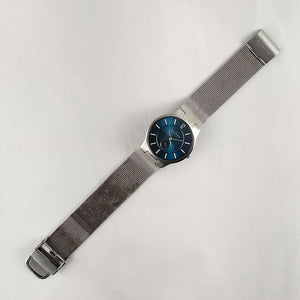 Skagen Men's Watch, Navy Dial, Mesh Strap