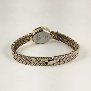 Jules Jürgensen Watch, Oval Dial, Basket Weave Strap