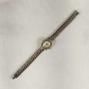 Jules Jürgensen Watch, Oval Dial, Basket Weave Strap