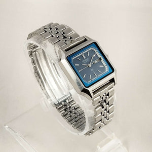 Seiko Watch, Blue and Navy Dial, Bracelet Strap