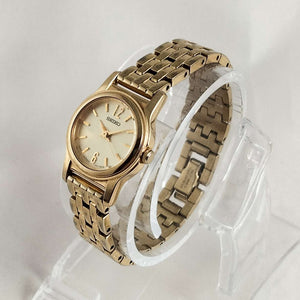 Seiko Petite Watch, Gold Tone, Bracelet Strap