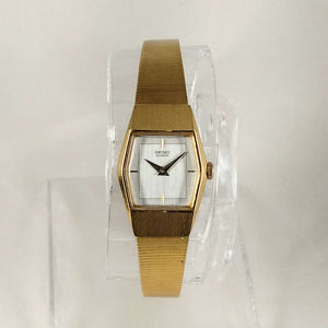 Seiko Petite Watch, Gold Tone, Bracelet Strap