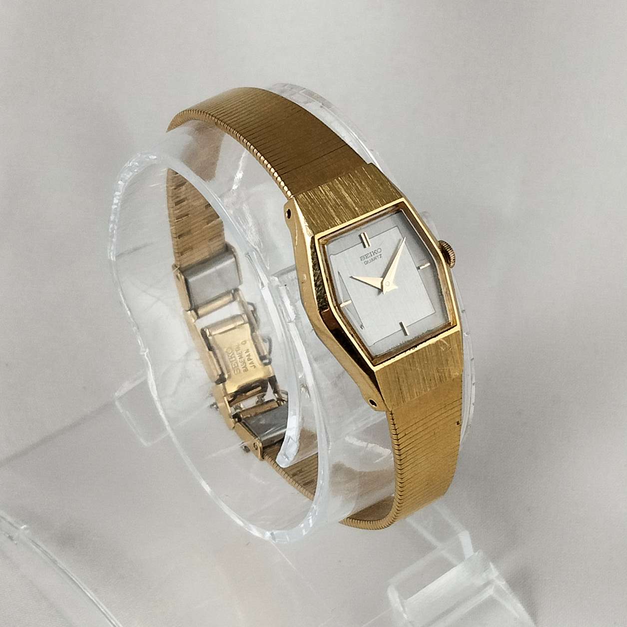 Seiko Petite Watch, Gold Tone, Bracelet Strap