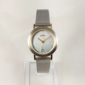 Skagen Watch, Gold Tone Details, Mesh Strap