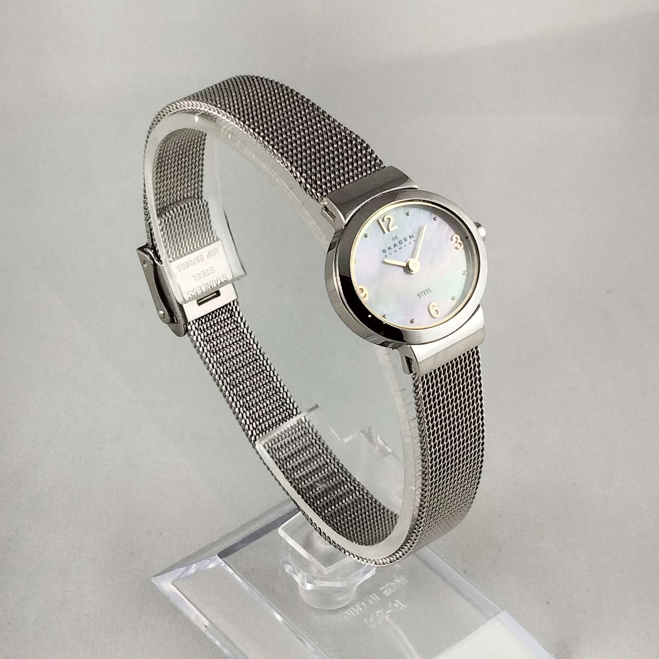 Skagen Watch, Mother of Pearl Dial, Mesh Strap