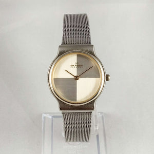 Skagen Watch, Quadrant Pattern Dial, Mesh Strap