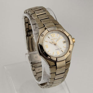 Seiko Unisex Gold Tone Watch, Date, Bracelet Strap