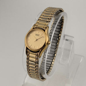 Seiko Petite Quartz Gold Tone Watch, Flex Bracelet Strap