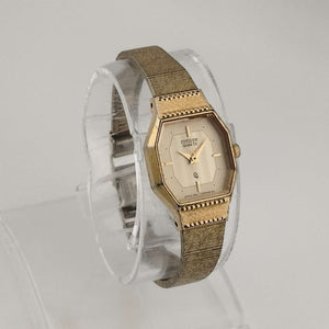 Citizen Unisex Watch, Gold Tone, Octagonal Dial, Bracelet Strap