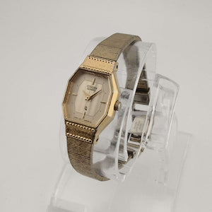 Citizen Unisex Watch, Gold Tone, Octagonal Dial, Bracelet Strap