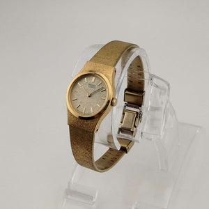 Seiko Women's Quartz Watch, All Gold Tone, Circular Dial, Bracelet Strap