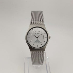 Skagen Women's Silver Tone Watch, Round Dial, Adjustable Mesh Strap