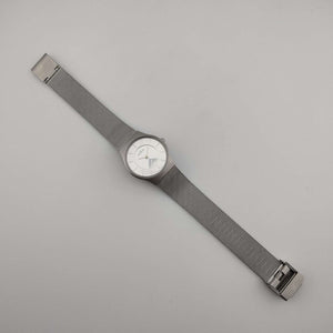 Skagen Women's Silver Tone Watch, Round Dial, Adjustable Mesh Strap