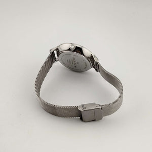 Skagen Unisex Silver Tone Watch, Round Chronograph Dial, Adjustable Mesh Strap