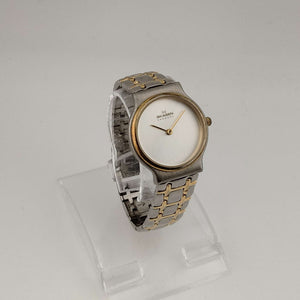 Skagen Unisex Silver and Gold Tone Watch, Circular Dial, Bracelet Strap