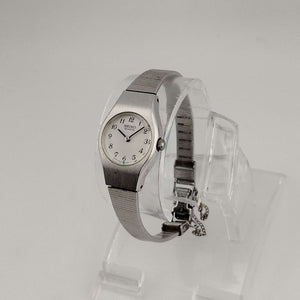 Seiko Women's Quartz Watch, Silver Tone, Circular White Dial, Bracelet Strap