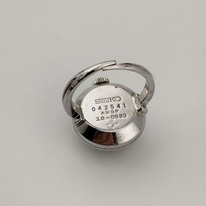 Seiko Silver Tone Watch Ring