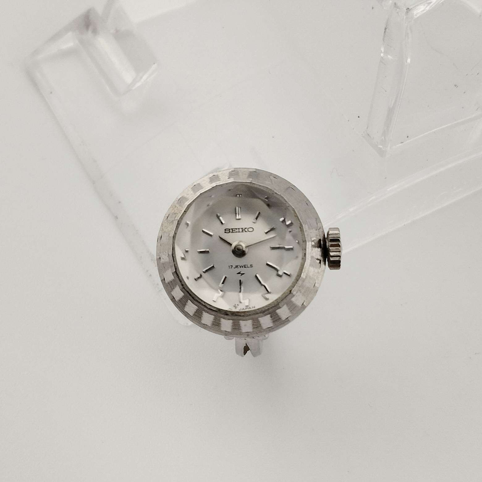 Seiko Silver Tone Watch Ring