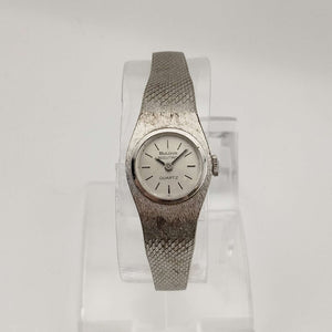 Bulova Women's Accutron Quartz Watch, Silver Tone, Circle Dial, Bracelet Strap