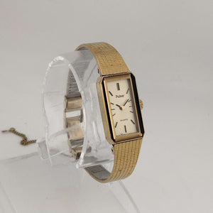 Pulsar Petite Women's Gold Tone Quartz Watch, Elongated Rectangular Dial, Bracelet Strap