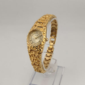 Netec Women's Gold Tone Quartz Watch, Round Dial, Bracelet Strap