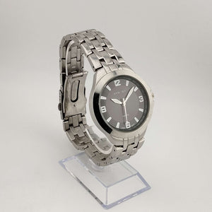 Synrgy Men's Silver Tone Quartz Watch, Round Dial, Bracelet Strap