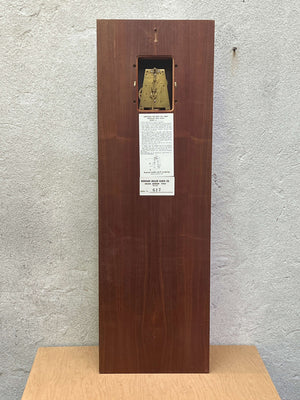 Howard Miller Long Modernist Wood Pendulum Wall Clock