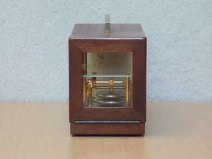 Restored French Maxant Recording Barometer Barograph in Wooden Case