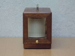 Restored French Maxant Recording Barometer Barograph in Wooden Case