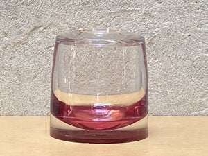 Modern Acrylic Pink Hued Ice Bucket