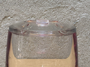 Modern Acrylic Pink Hued Ice Bucket