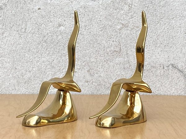 Brass Sea Shell Bookends. – Mid Mod Mike