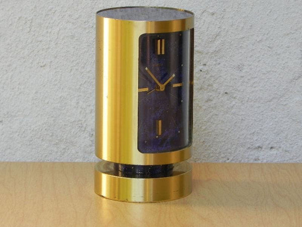 Small Swiza 8-Day Small Brass Wind Up Clock - I Like Mikes Mid